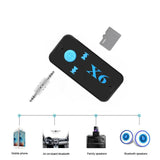 X6 Plus Portable Bluetooth 5.0 Audio Receiver Mini 3.5mm HIFI AUX Stereo  For TV PC Wireless Adapter For Car Speaker Headphones