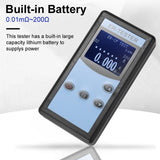 Battery Internal Resistance Tester Four-wire Battery Voltage Resistance Tester Hydrogen Phosphate Lithium Button Battery