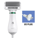 Portable Dog Dryer 2-In-1Hair Dryer For Dogs Adjust Temperature Low Noise Pet Dryer Dog Grooming Comb Fur Blower Seche Cheveux