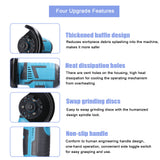 19500rpm Electric Angle Grinder Brushless Motor Rechargeable Grinding Machine Cutter for Cutting Polishing Ceramic Tile Wood