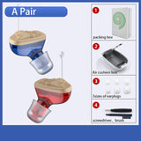 Soroya Wireless Hearing Aids  Mini CIC Invisible Heaing Aid Sound Amplifier Ear Hearing Portable