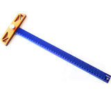 Multifunctional Woodwork T-Type Scribing Ruler 280-380mm Aluminum Alloy Line Drawing Scribe Gauge Marking DIY Woodworking Tool