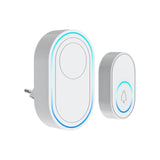 Wireless Waterproof Doorbell US EU UK Plug Smart Home Intelligent Door Bell Chime TUYA APP Wifi Compatible With 433MHz Detectors