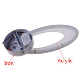 LED Light Modern Wall Lamp Acrylic Sconce 12W AC90-260V Oval Shape Indoor Bathroom Bedroom Living Room Hallway Art Decoration