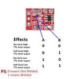 TTP223 Touch Key Switch Module Touching Button Self-Locking/No-Locking Capacitive Switches Single Channel Reconstruction