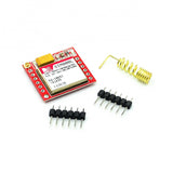 100pcs Smallest SIM800L GPRS GSM Module MicroSIM Card Core Wireless Board Quad-band TTL Serial Port With Antenna for Arduino
