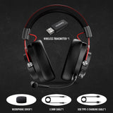 NUBWO G03 Wireless Gaming Headset for PS5 PS4 PC Laptop Noise Cancelling Over Ear Headphones with Mic Bass Surround for Games