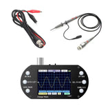 Mini Digital Oscilloscope 2.5MHz Sampling Rate 200KHz Bandwidth Support AUTO 80KHz PWM 17 Waveforms for Electronic Repair DIY