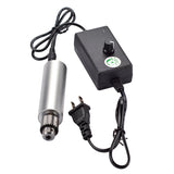 DC 6V-24V Mini Electric Hand Drill 385 DC Motor with JT0 Chuck Adjustable Speed DIY Tool For Circuit Board Woodworking Aluminum