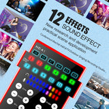 Bluetooth Sound Card Audio External USB Headset Microphone Live Broadcast Sound Card for Mobile Phone Computer PC