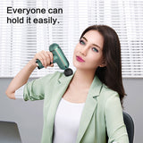 IKeRiShair LCD Display Massage Gun Percussion Pistol Massager For Body Neck Deep Tissue Muscle Relaxation Gout Pain Relief