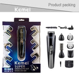 Barber hair clipper multifunctional electric trimmer shaver for men's razor nose hair trimmer cordless haircut Electric Razor 5