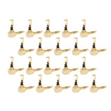 3‑Section 3.5mm Audio Adapter 90 Degree Audio Adapter Gilded L‑Shaped Audio Adapter