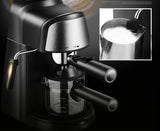Coffee Machine 5 Bar 4in1 Household Coffee Maker Semi-Automatic Pump Type Espresso Cappuccino With Milk Frother Wand 220V KF09