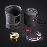 2021 NEW Camping Pot 7-piece Camping Pot Set For 1-2 Persons Self-driving Tour Durable Camping Pot