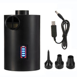 Electric Air Pump Inflatable Pump Rechargeable Air Mattress Fast Inflator Pumps forCamping Inflatable Cushions Pool Toy Air Sofa