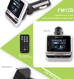 Bluetooth Car MP3 Player FM12B Handsfree Auto FM Transmitter Modulator A2DP Aux SD USB LCD Display Remote Control TF Card