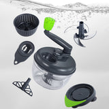 Manual Meat Grinders Vegetable Cutter Food Processor Chopper Container for Kitchen Tool