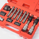 13 Pcs Alternator Pulley Tool Kit Alternator Tool Set / Repair / Removal / Pulley Crankshaft Pulley Tool