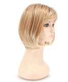 Wig bob wig ladies short straight hair gradient chemical fiber headgear wholesale bob wig