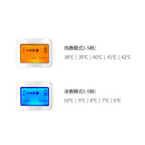 LED Hot Cold Face Skin Care Device Massager Hammer Ultrasonic  Facial  Red Blue Light Ion Beauty Instrument