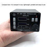 USOTA-ATU USDX HF QRP SDR Transceiver Built-in ATU-100 Antenna Tuner with Dual OLED 8 Bands Design Support PC Software Control