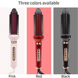 Hair Straightener Brush 2 In 1 Heating Curler hair Comb Styler Hair Straightening Iron Straightener comb