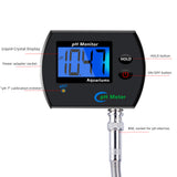 Digital Ph Meter Aquarium Drinking Water Online PH Monitor Professional Accurate Water Quality Tester Multi-Parameter EU Plug