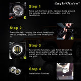 Hot Sales 12-30V 30W IP67 Auto 4" 4 Inch 4inch offroad Car LED Fog Light for Jeep Wrangler Jk Offroad