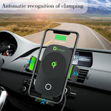 Dual Coil Wireless Car Charger,Compatible with MagSafe for Samsung Galaxy Z Flip3 5G,Fast Charging Air Vent Dashboard Windshiel