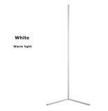 Nordic RGB Corner Floor Lamp Modern Simple LED Rod Floor Lamps for Living Room Bedroom Atmosphere Standing Indoor Light Fixtures