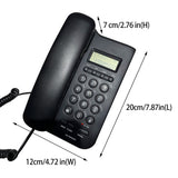 KX-T5006CID Hotel Caller ID Hands Free Corded Telephone Loud Sound Home Office With Speaker Landline Wall Mounted FSK DTMF