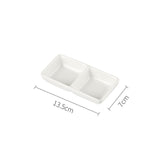 Flower Plum Rectangle Ceramic Palette Color Mixing Paint Palette Tray For Watercolor Gouache Acrylic Painting Art Supplies