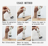 1PCS Vacuum Cupping Device Suction Cup Massage Medical Sucker Magnetic Treatment Apparatus Banks Body Massage Cans