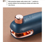 USB Rechargeable Electric Sealing Machine Mini Portable Pressing Plastic Bag Heating Sealer 3 Gear Adjustment Open / Seal Bags