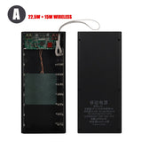 DIY Wireless Charge Power Bank PD QC3.0 Quick Charge 18650 Battery Storage Holder Box 22.5W Welding Free Battery Storage Box
