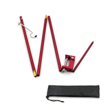 Outdoor Folding Lamp Pole Bracket Tent Camping Portable Hanging Light Holder Aluminum Alloy Fishing Light Fixing Rack