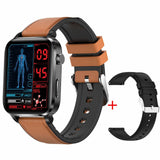 Smart Watch 1.7inch Blood Glucose Laser Treatment Body Temperature Accurate SPO2 BP 24H Heart Rate Health Monitoring Smartwatch