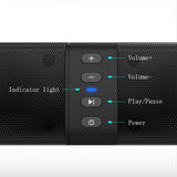 20W TV Sound Bar Wired and Wireless Bluetooth Speaker Home Surround SoundBar for PC Theater TV Speaker Music Center System Radio