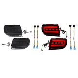 2 Pieces LED Rear Bumper Reflector Lights Fit for       Prado 150