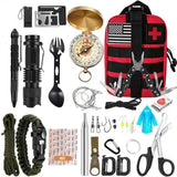 Outdoor Travel Camping Fishi Hunting Survival Gear First Aid Kit Pouch Multifunct Survival Tool Kit For Husband Boyfriend Gift