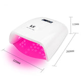 60W Red Light Wireless Rechargeable UV LED Nail Lamp Cordless Infrared Sensing Dryer Machine LCD Display Manicure K8 Newest