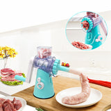 Stainless Steel Sausage Stuffer, Filling Machine,Sausage Filler Mincer Meat Grinder Maker,Stuffer Cutter Slicer