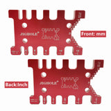 Aluminium Router Table Insert Plate w/ Miter Gauge Guide and Profile Fence Sliding Brackets for Woodworking Benches Table Saw