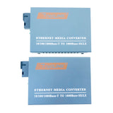 HTB-GS 4 Pairs Gigabit Fiber Optical Media Converter 10/100/1000Mbps Single Mode Single Fiber SC Port 20KM External Power Supply