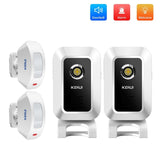 M7 Two-In-One Wireless Anti-theft Doorbell Welcome Device Motion Detection 433MHZ Convertible Function Strobe Light