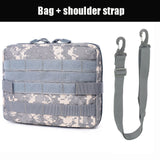 Outdoor Molle Tactical Pouch Army EDC Bag Camping Men Military Utility Backpack SOS Medical Kit Bag Army Hunting Waist Belt Pack