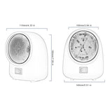 Portable Electric Heater Fan Room Heater Desktop Mini Heating Air Heater For Home Space Winter Warmer Fan