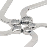5 Piece Double Ended Ring Metric Wrench Set S-type or Half Moon Spanner