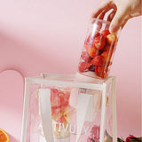 Double Knife Electric Juicer Portable Blender USB Mini Blender Cordless Press Juice Charging Manual Orange Juicer